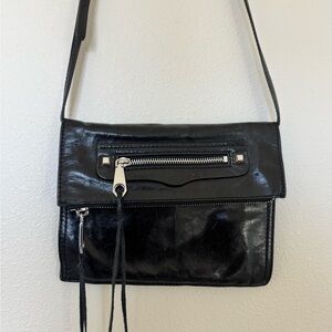 Rebecca Minkoff Black Leather Crossbody Bag